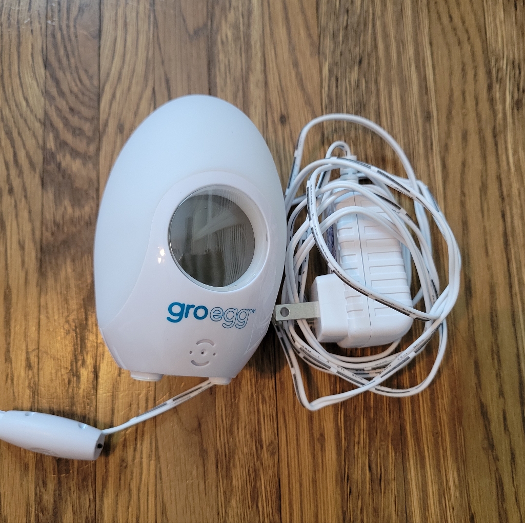 Gro Company White Groegg With Adapter